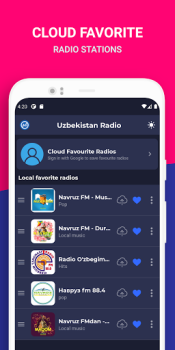 Скачать Радио Узбекистана Узбекские FM Музыка и аудио для Андроид скриншот 5