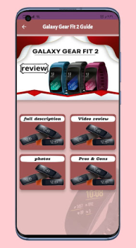 Скачать Galaxy Fit 2 smart watch Guide Образование для Андроид скриншот 2