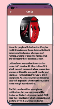 Скачать Galaxy Fit 2 smart watch Guide Образование для Андроид скриншот 3