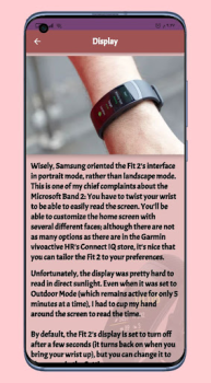 Скачать Galaxy Fit 2 smart watch Guide Образование для Андроид скриншот 4