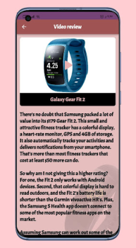 Скачать Galaxy Fit 2 smart watch Guide Образование для Андроид скриншот 6