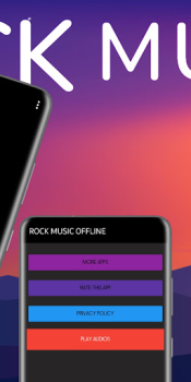 Скачать ROCK MUSIC OFFLINE Музыка и аудио для Андроид скриншот 2