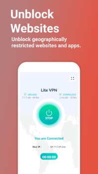 Скачать Lite VPN - Secure VPN Proxy Инструменты для Андроид скриншот 2