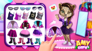 Скачать Amy Care — мой детеныш леопард Обучающие для Андроид скриншот 5
