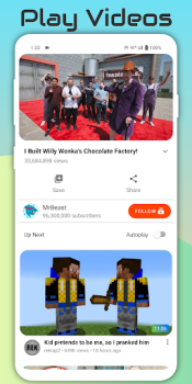 Скачать Play Tube - Block Ads on Video Развлечения для Андроид скриншот 3