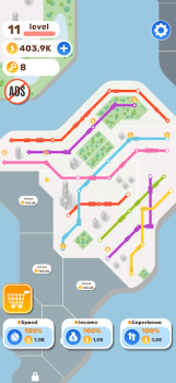 Скачать Metro Connect - Train Control Казуальные для Андроид скриншот 3