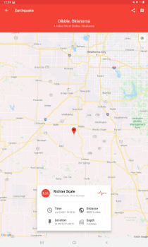 Скачать My Earthquake Alerts. Карта Погода для Андроид скриншот 5