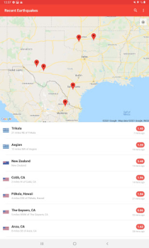 Скачать My Earthquake Alerts. Карта Погода для Андроид скриншот 6