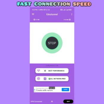 Скачать Edoztunnel - Unlimited VPN Инструменты для Андроид скриншот 4