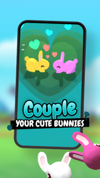 Скачать Bunniiies: The Love Rabbit Головоломки для Андроид скриншот 3