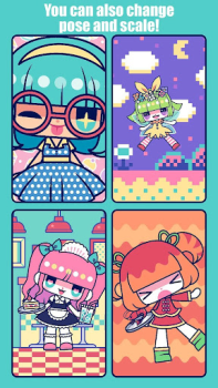 Скачать CustomTiyoko -Dress Up Game- Казуальные для Андроид скриншот 4
