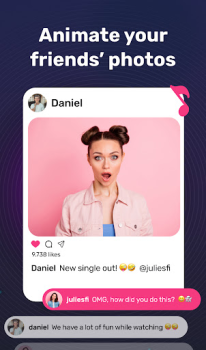 Скачать Mimic - AI Photo Face Animator Развлечения для Андроид скриншот 4