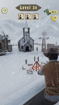 Скачать Wild West Sniper: Cowboy War Экшен для Андроид скриншот 4