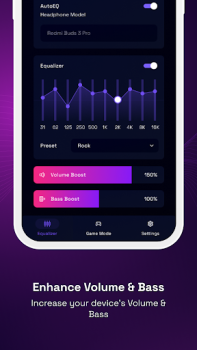 Скачать Volume Booster - Equalizer Pro Музыка и аудио для Андроид скриншот 2