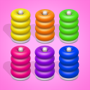 Скачать  Color Sort 3D — Hoop Stack