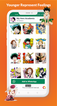 Скачать Anime Stickers for WhatsApp Персонализация для Андроид скриншот 4