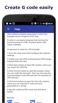 Скачать G-code Generator Работа для Андроид скриншот 4