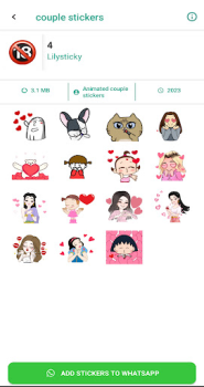 Скачать +18 Stickers for Whatsapp Персонализация для Андроид скриншот 4