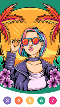 Скачать Color Fun Paint by Number Game Настольные игры для Андроид скриншот 5