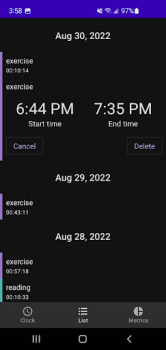 Скачать Time Clock Работа для Андроид скриншот 6