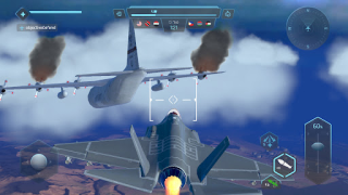 Скачать Sky Warriors: воздушные бои Экшен для Андроид скриншот 2