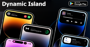 Скачать Dynamic Island iOS 17 Персонализация для Андроид скриншот 3