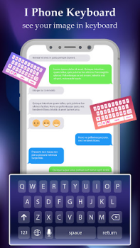 Скачать Keyboard For iPhone 14 pro Персонализация для Андроид скриншот 3