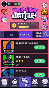 Скачать FNF Music Night Battle Музыкальные игры для Андроид скриншот 5
