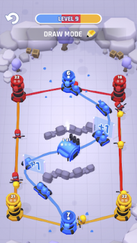 Скачать Tower War Draw 3D - Takeover Стратегии для Андроид скриншот 4