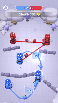 Скачать Tower War Draw 3D - Takeover Стратегии для Андроид скриншот 5
