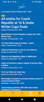 Скачать Tennis Europe Спорт для Андроид скриншот 3