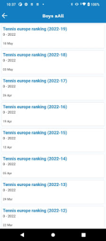 Скачать Tennis Europe Спорт для Андроид скриншот 7