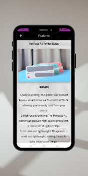 Скачать PeriPage-A4-Printer-Guide Работа для Андроид скриншот 5