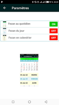 Скачать CALENDRIER FEZAN 2025 Инструменты для Андроид скриншот 3