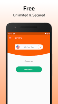 Скачать HOT VPN - Secure VPN Proxy Инструменты для Андроид скриншот 2