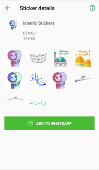 Скачать Islamic stickers for whatsapp Социальные для Андроид скриншот 2