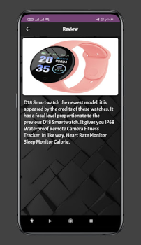 Скачать D18 Smart Watch guide Инструменты для Андроид скриншот 4