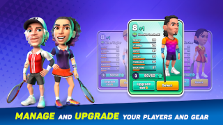 Скачать Mini Tennis: Perfect Smash Спортивные игры для Андроид скриншот 3