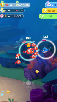 Скачать Fish Go.io 2 Казуальные для Андроид скриншот 2