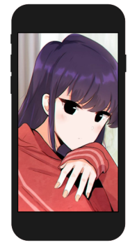 Скачать Komi San Wallpapers Персонализация для Андроид скриншот 3