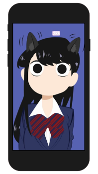 Скачать Komi San Wallpapers Персонализация для Андроид скриншот 7