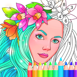 Логотип Coloring Book Paint by Number