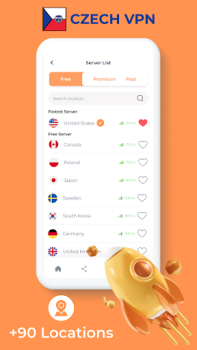 Скачать Czech Republic VPN Fast Proxy Инструменты для Андроид скриншот 3