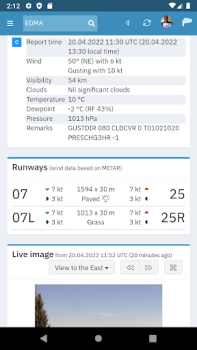 Скачать Aviation Weather Погода для Андроид скриншот 2