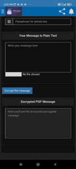 Скачать Pgp Encrypter Инструменты для Андроид скриншот 3