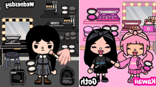 Скачать Toca Wednesday Boca Addams HD Персонализация для Андроид скриншот 4