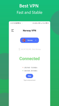 Скачать Norway VPN - Norwegian IP Fast Инструменты для Андроид скриншот 4