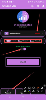 Скачать DATA NUR VPN Инструменты для Андроид скриншот 2