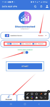 Скачать DATA NUR VPN Инструменты для Андроид скриншот 4