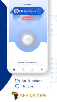 Скачать Africa VPN - Get Africa IP Инструменты для Андроид скриншот 2